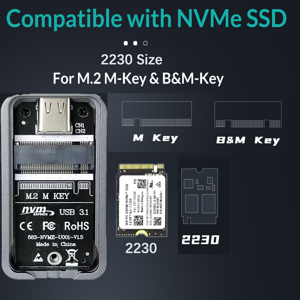 2230 2242 Custodia M.2 NVMe Cu - M2 2242 Nvme Ssd 2Tb Pcie 4.0 recensione e prezzo